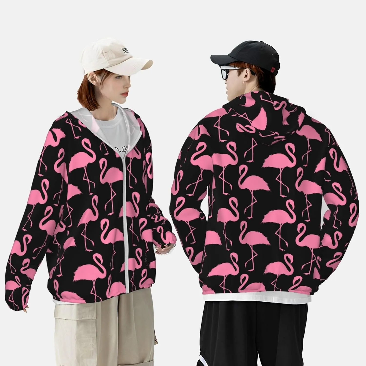 UPF 50  Women's Men's Seaside Hoodie - Sun Protective
