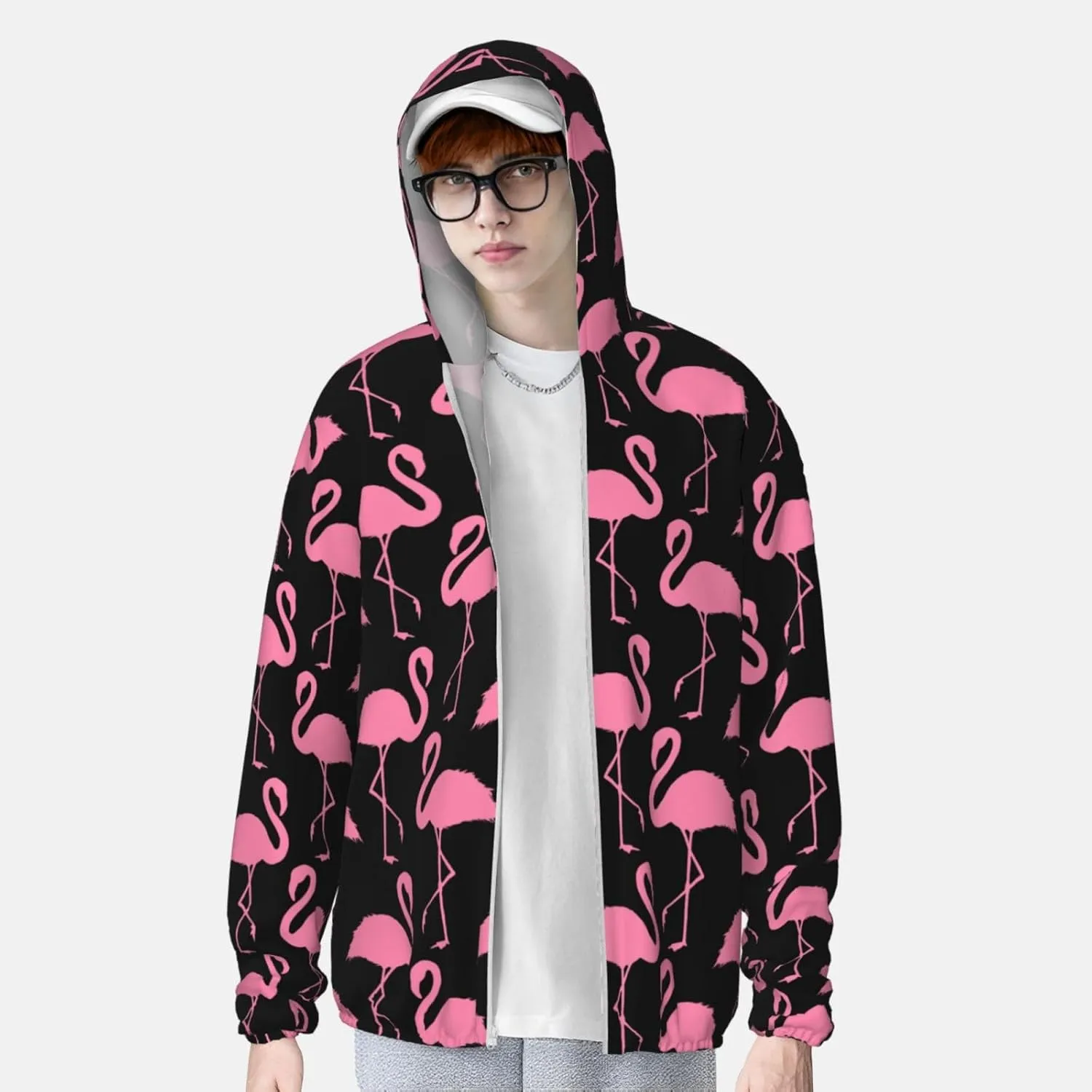 UPF 50  Women's Men's Seaside Hoodie - Sun Protective