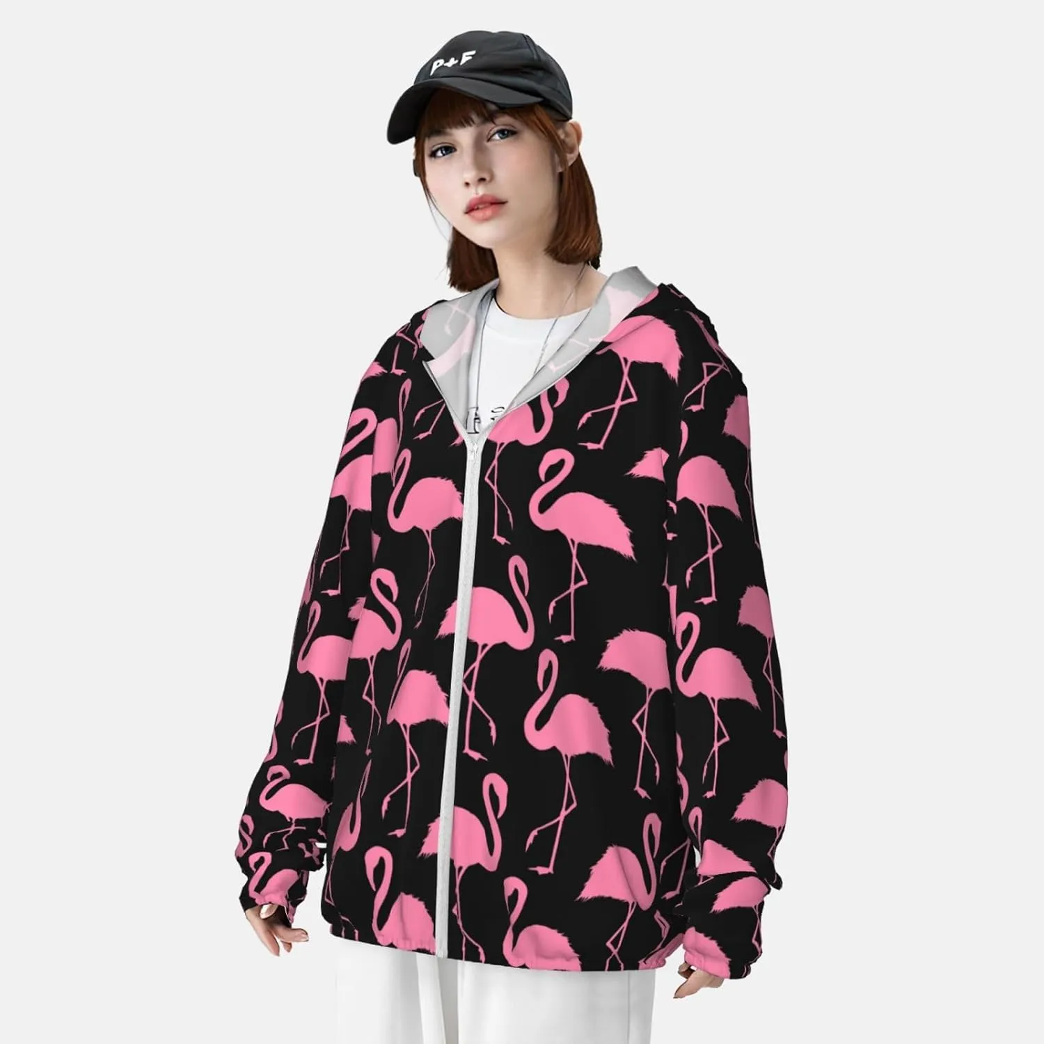 UPF 50  Women's Men's Seaside Hoodie - Sun Protective