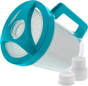 U.S. Pool Supply Pool Leaf Catcher - Inline Pool Leaf Canister, Vacuum for Inground Cleaner - Cleaning Filter Basket & Mesh Bag, Catch Leaves Debris, Compatible Replacement Part for Most Brands