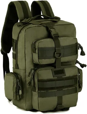 USDBE Military Army Tactical Backpack 14 Inches Laptop Rucksack Outdoor Camping Hiking Camouflage Bag