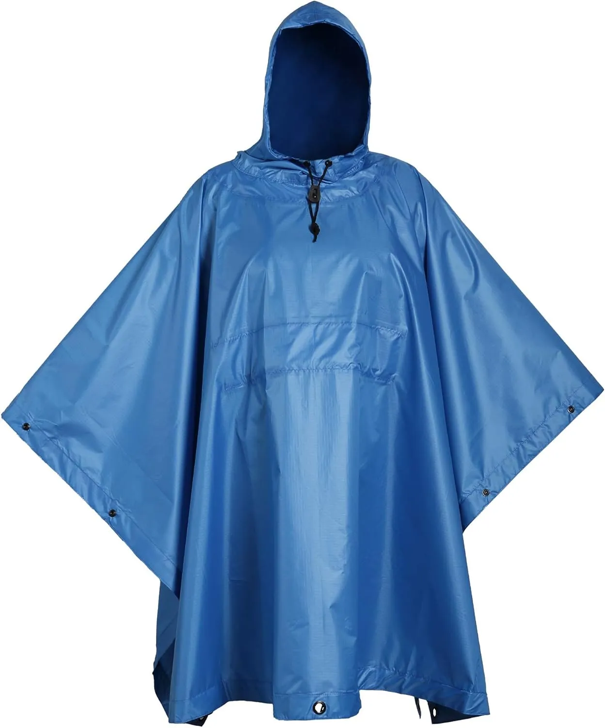 USGI Industries Military Style Poncho Multi Use Rip Stop Camouflage Rain Poncho