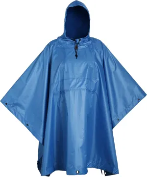 USGI Industries Military Style Poncho Multi Use Rip Stop Camouflage Rain Poncho
