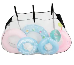 VALINK Pool Float Storage Bag - Pool Storage Bag Pool Toy Storage Swimming Pool Bag Large Hanging Net Bag Swimming Pool Accessories Toy Organizer for pool Fence, Beach