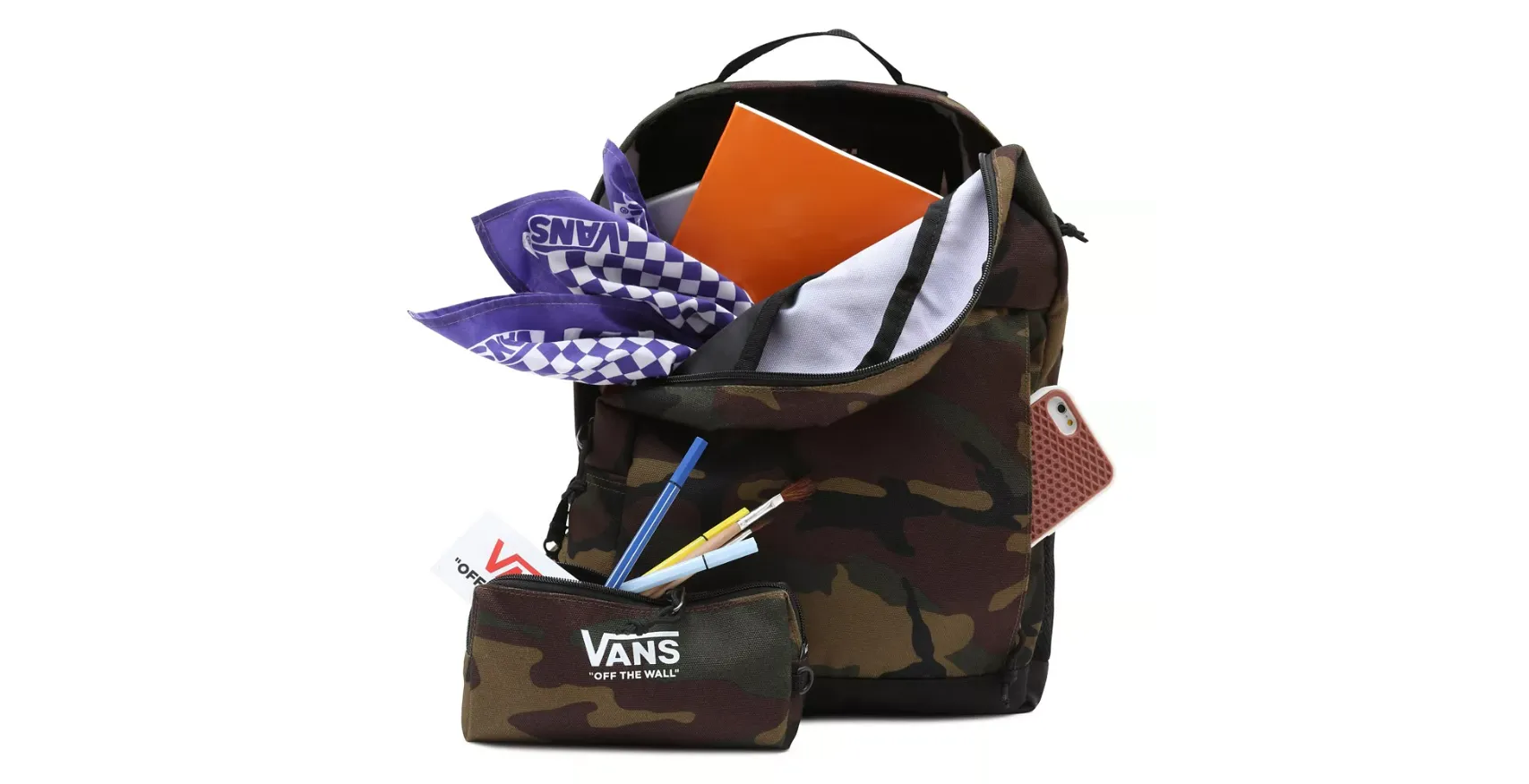 Vans Skool Boys Backpack 18 Liters - Green Brown