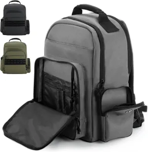 VEAGIA Tactical Travel Laptop Backpack For Men Large Heavy Duty Work Backpack Airline Approved Hiking Waterproof Bag