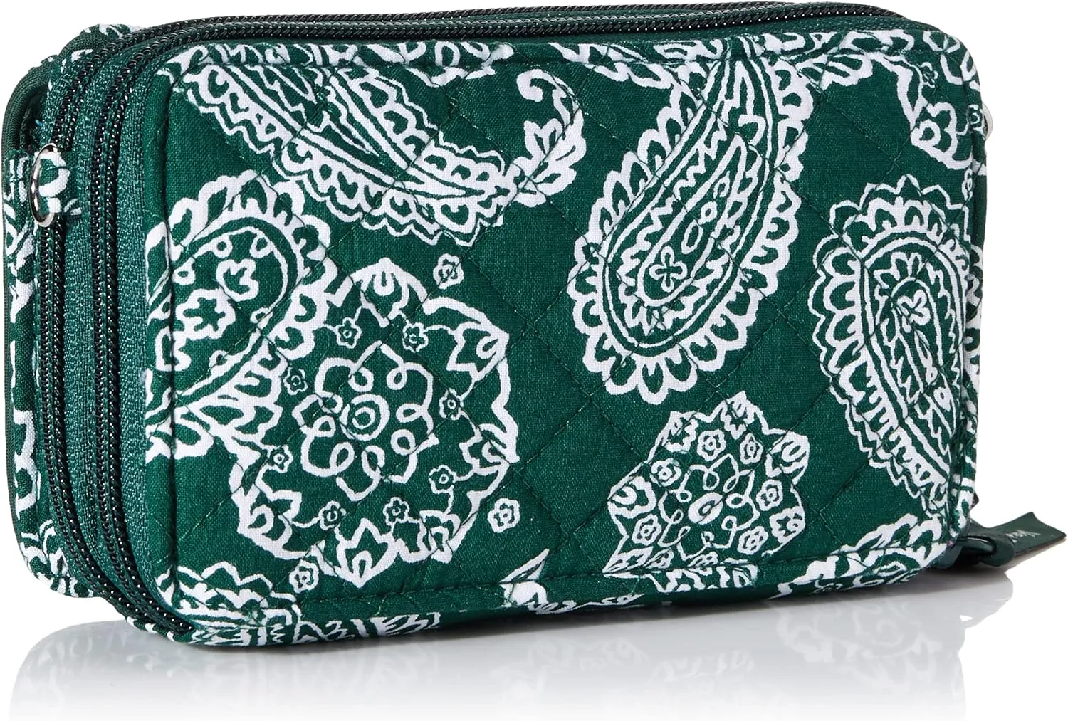 Vera Bradley Women's Cotton Collegiate All in One Crossbody Purse with RFID Protection (Multiple Teams Available)