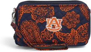 Vera Bradley Women's Cotton Collegiate All in One Crossbody Purse with RFID Protection (Multiple Teams Available)