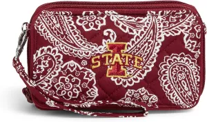 Vera Bradley Women's Cotton Collegiate All in One Crossbody Purse with RFID Protection (Multiple Teams Available)