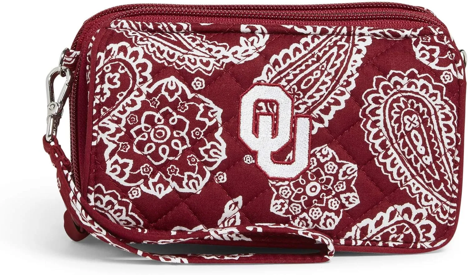 Vera Bradley Women's Cotton Collegiate All in One Crossbody Purse with RFID Protection (Multiple Teams Available)