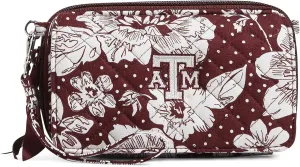 Vera Bradley Women's Cotton Collegiate All in One Crossbody Purse with RFID Protection (Multiple Teams Available)