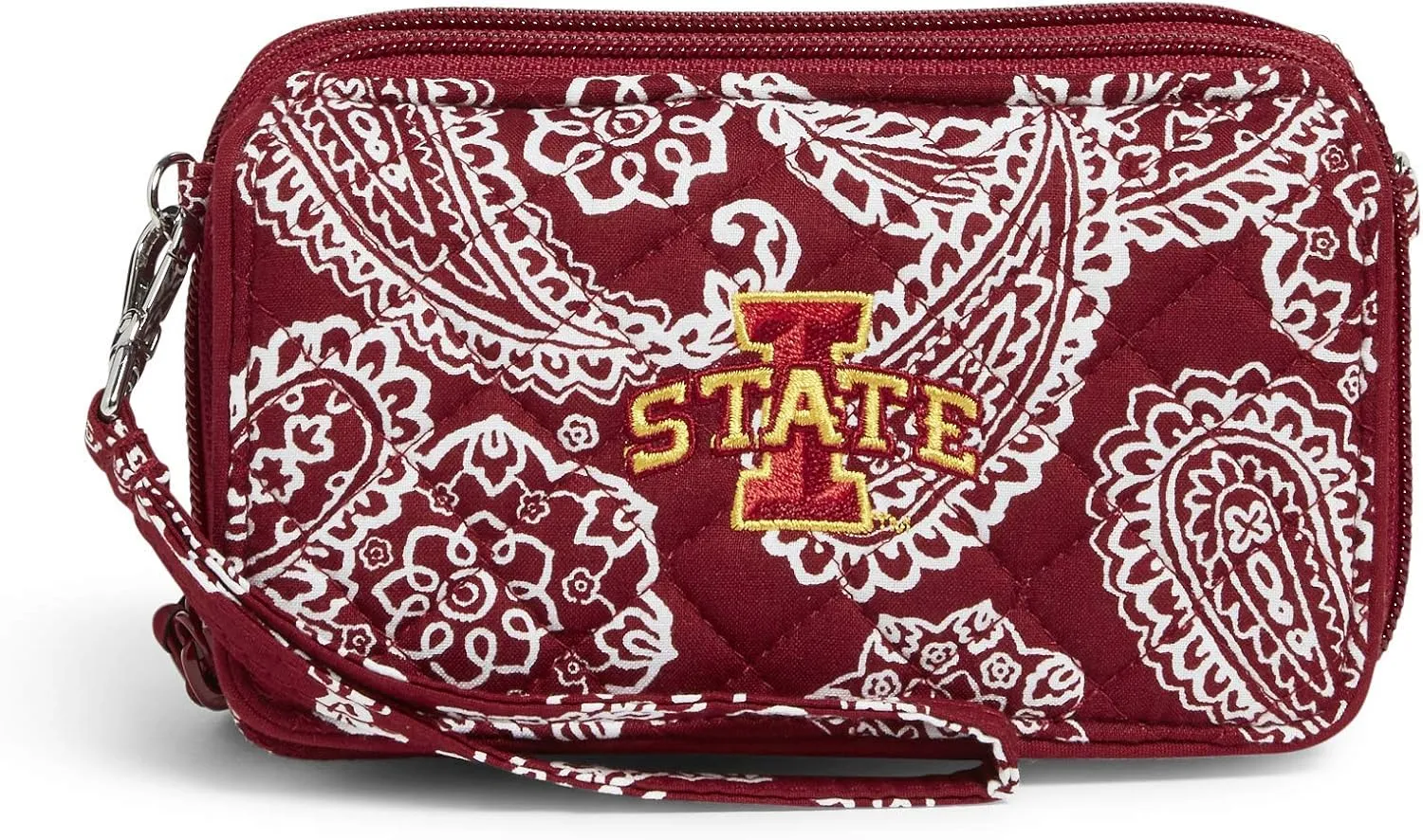 Vera Bradley Women's Cotton Collegiate All in One Crossbody Purse with RFID Protection (Multiple Teams Available)