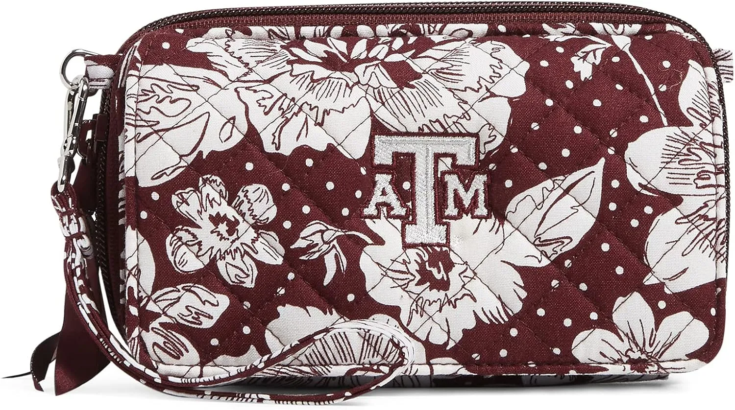 Vera Bradley Women's Cotton Collegiate All in One Crossbody Purse with RFID Protection (Multiple Teams Available)