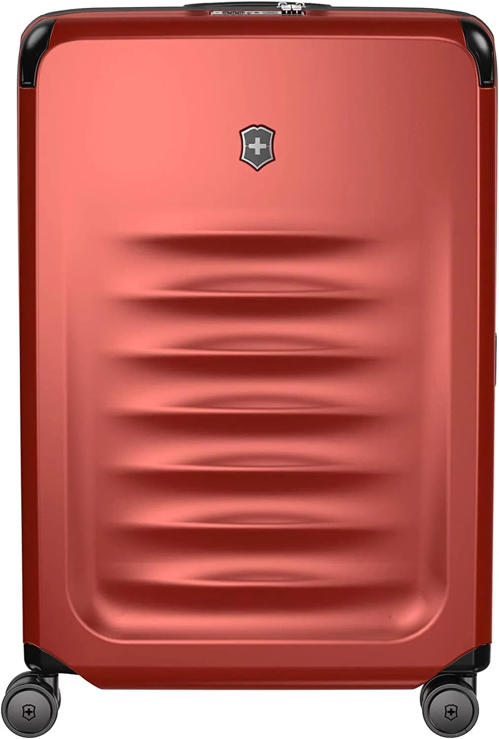 Victorinox Spectra 3.0 Expandable Large Case - Modern Hardside Luggage - Rolling Suitcase with Spinner Wheels - Holds Travel Accessories - 103 Liters, Red