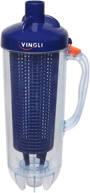 VINGLI Professional Leaf Trap Skim Leaves and Twigs Blue Leaf Canister with Plastic Mesh Basket Fits Automatic Pool Vacuum Cleaner