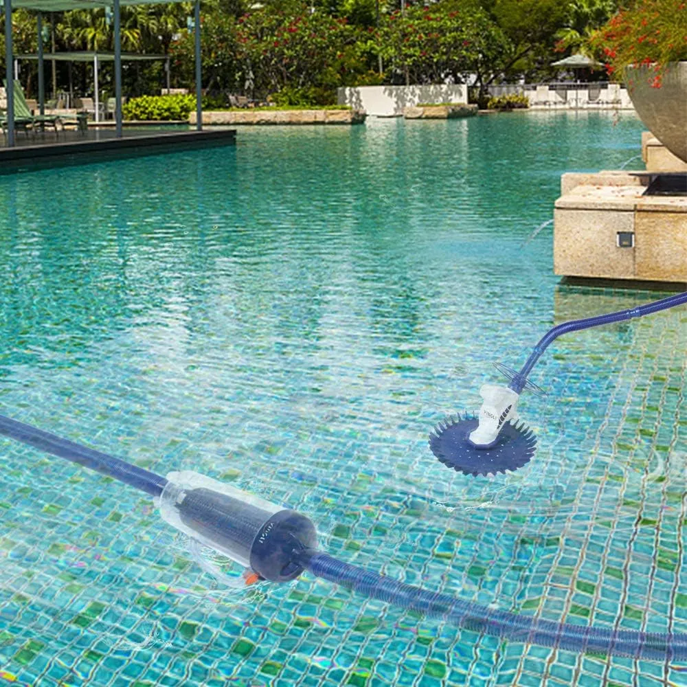 VINGLI Professional Leaf Trap Skim Leaves and Twigs Blue Leaf Canister with Plastic Mesh Basket Fits Automatic Pool Vacuum Cleaner