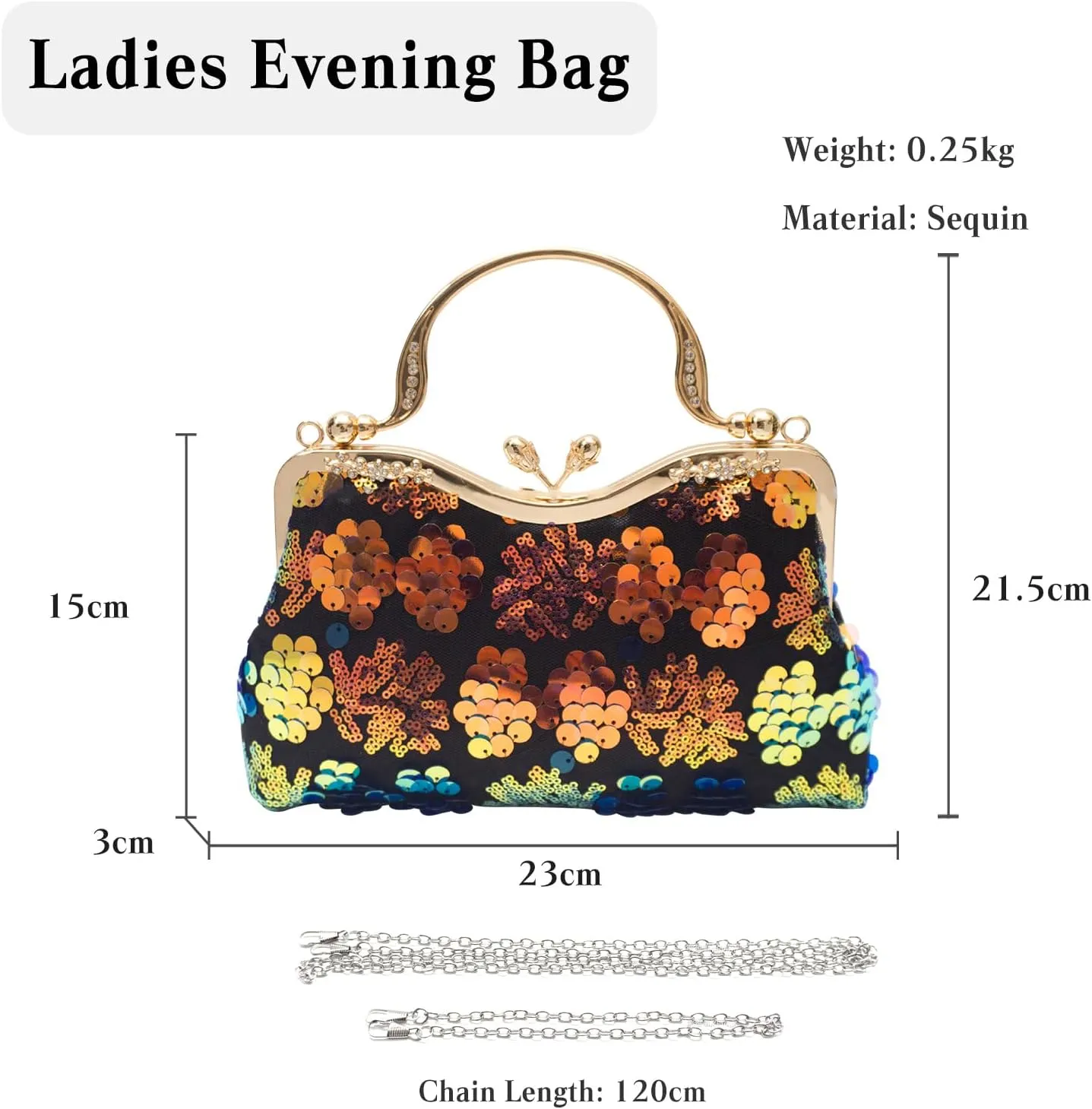 Vintage 1920s Evening Bag for Women Velvet Clutch Bag Sparkly Sequin Handbag Bridal Wedding Purse