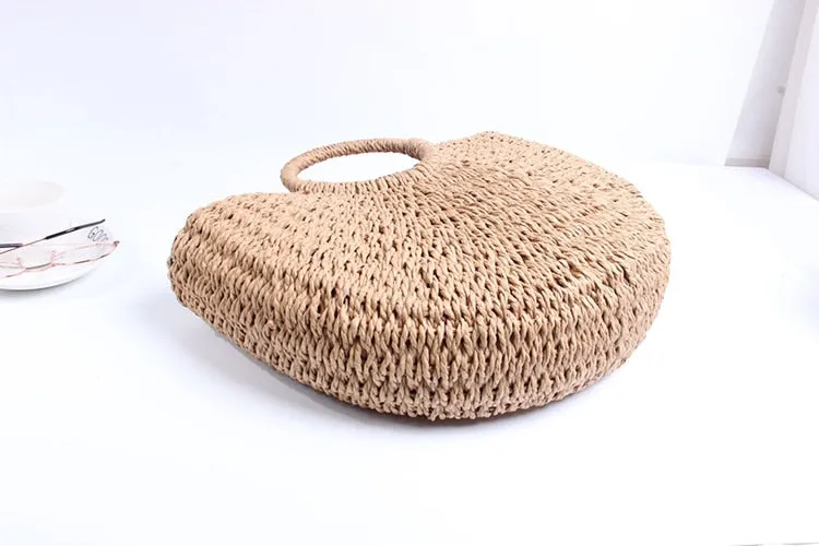 VINTAGE 2 RATTAN BEACH HANDBAG