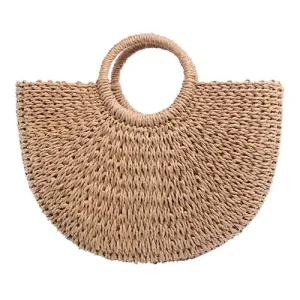 VINTAGE 2 RATTAN BEACH HANDBAG