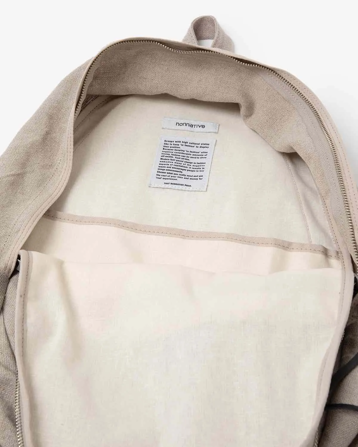 VOYAGER BACKPACK LINEN CANVAS