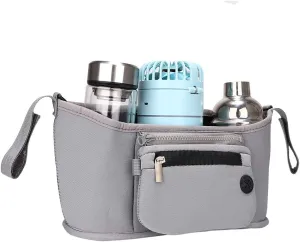 Walker Basket Folding Walker with Cup Holder,FUSHIDA Walker Bag,Walker Accessories for Elderly,Wheelchair Pouch for Walkers,Walker Rollator Bag,Folding Walkers Tote Bag,Walker Pouch for Senior