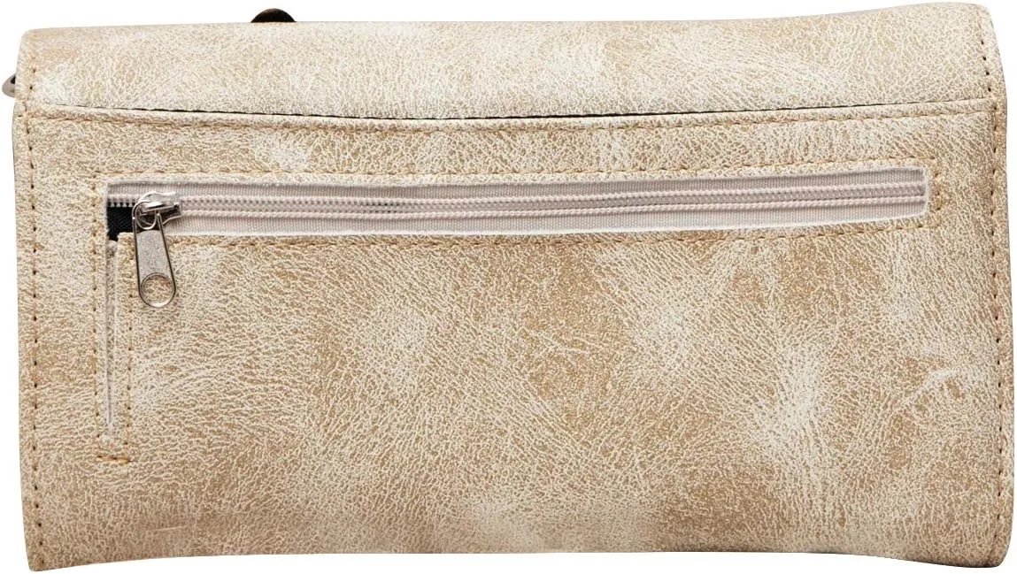 Wallet Western Women Crossbody Wristlet Clutch Small Purse Doves Faith