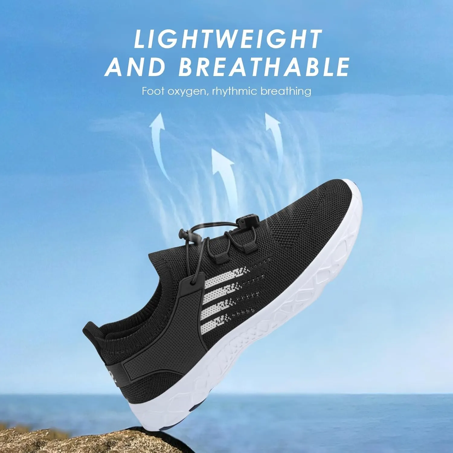 Water Shoes for Men Women Mesh Barefoot Hiking Swim River Shoes Adult Lake Pool Aqua Socks Beach Surfing Kayaking Sport Accessories Camping