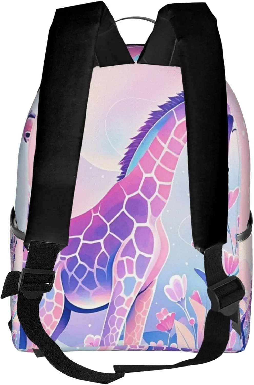 Watercolor Giraffe Texture Adult Backpacks 14 Inch Laptop Backpack Double Shoulder Bag for Work Travel Gifts
