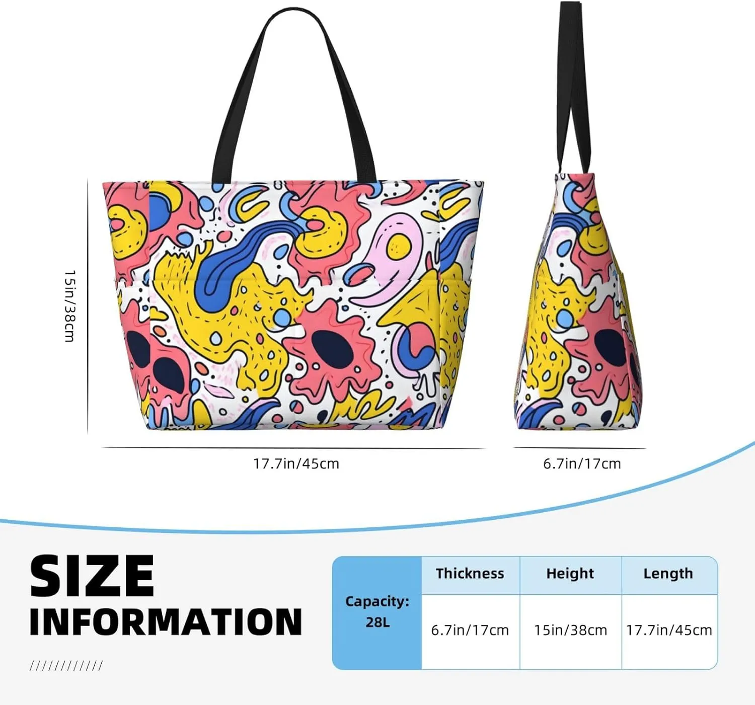 Waterproof Beach Bag for Women Sandproof Beach Tote Bags Large Capacity Swim Pool Bag Foldable Travel Duffel Bags