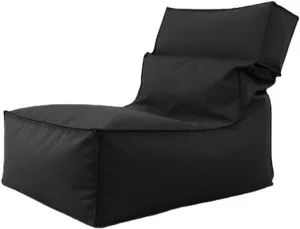 Waterproof Bean Bag Chair Bean Bag Cover,Floating Bean Bag For Pool,Outdoor Chaise Lounge Pouf Cover No Filler Swim Pool Floating Puff Salon Beach Garden Sofa Bed Beanbag For Garden ( Color : Black )