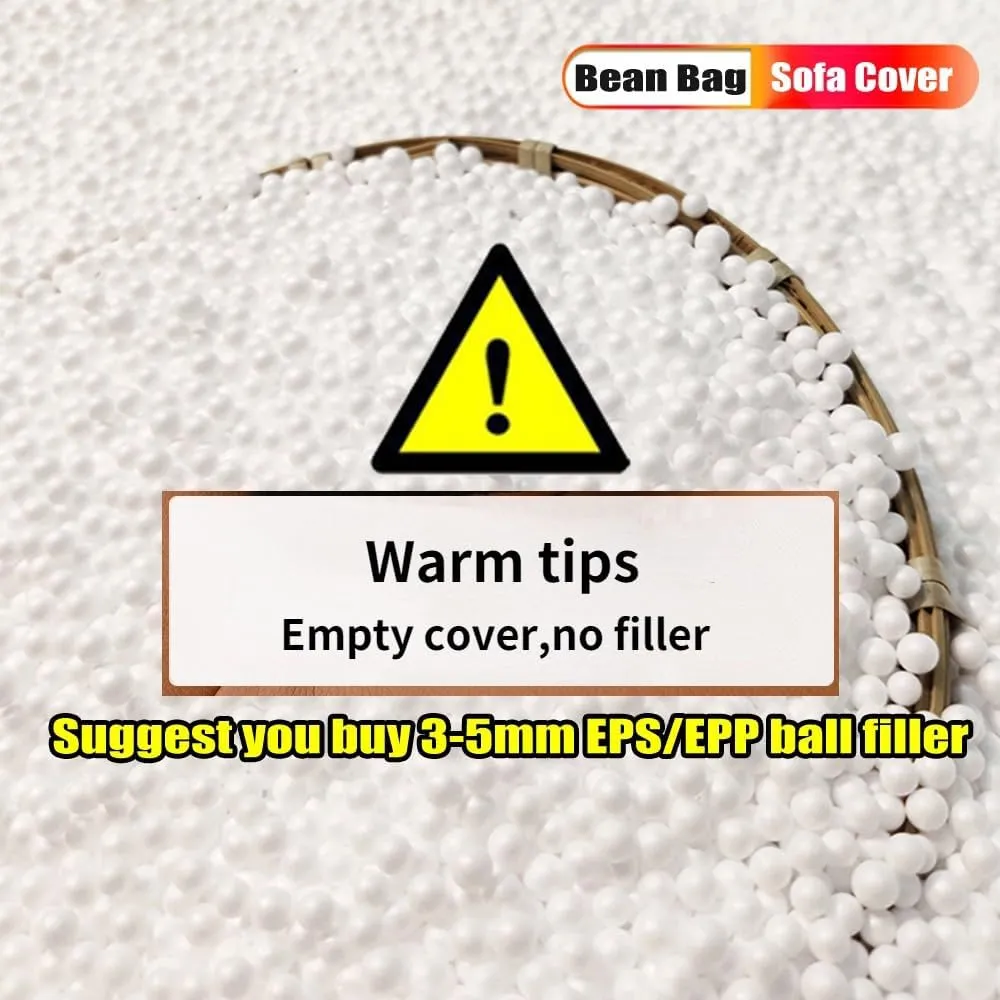 Waterproof Bean Bag Chair Bean Bag Cover,Floating Bean Bag For Pool,Outdoor Chaise Lounge Pouf Cover No Filler Swim Pool Floating Puff Salon Beach Garden Sofa Bed Beanbag For Garden ( Color : Black )