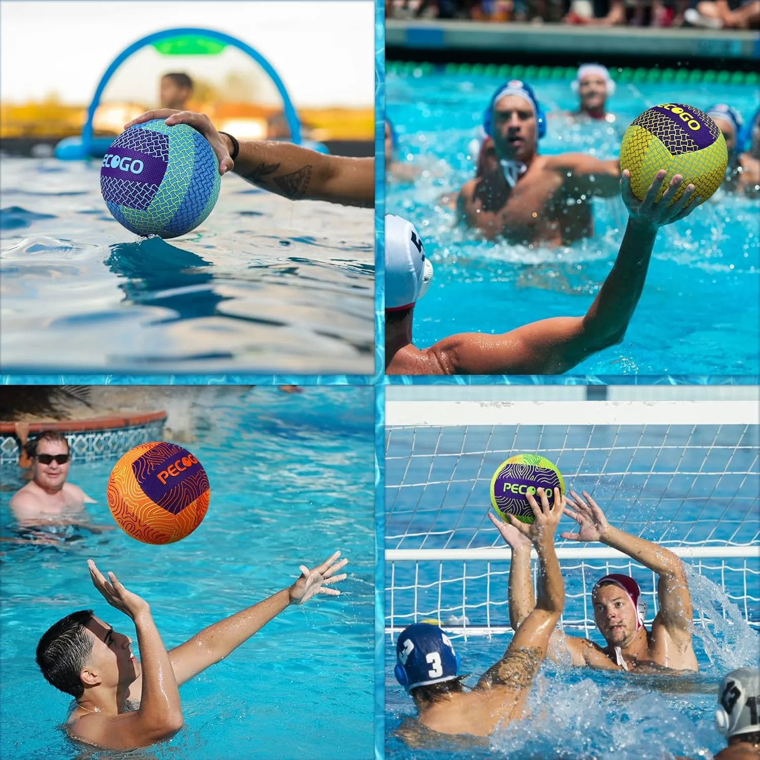 Waterproof Volleyball Size 5 - Perfect for Pool, Indoor & Outdoor Games - Durable, Lightweight, and Easy to Use for Beginners, Teens, and Adults (with Pump)