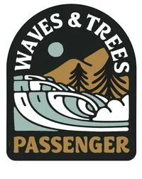 Waves & Trees Patch - Dark Denim
