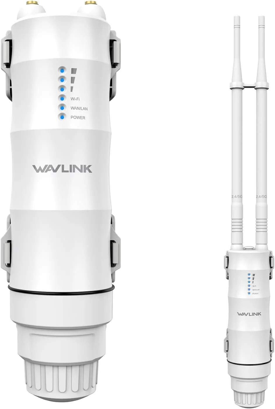 WAVLINK AC1200 Outdoor Long Range Wi-Fi Extender,Dual Band Outdoor Access Point with Active/Passive PoE,WAN/LAN Port,IP67 Waterproof,Supports AP/Router/Repeater Mode,2x7dBi High-Gain Antennas