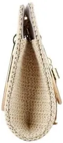 Weave Straw Handbag for Women Tassels Straw Clutch Summer Evening Party Bag Elegant Beach Top Handle Purse with Chain