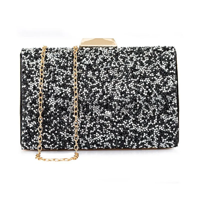 Wedding Clutch Purse Sequin Evening Bag Party Handbag