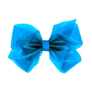 Wee Ones Girls Vinyl Splash Bow for Pool & Beach - Bright Blue