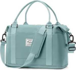 Weekender Bags for Women,Personal Item Travel Bag,Overnight Travel Duffel Bag with Expandable Shoes Compartment & Wet Pocket