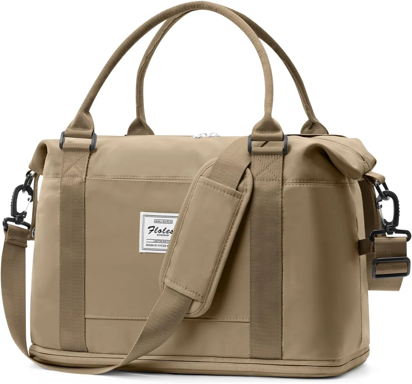 Weekender Bags for Women,Personal Item Travel Bag,Overnight Travel Duffel Bag with Expandable Shoes Compartment & Wet Pocket