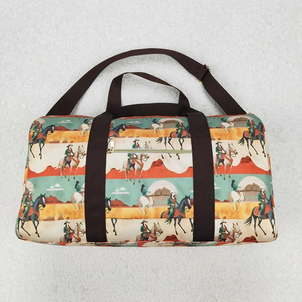 Western Rodeo Cowboys Adult Gym Bags Backpacks