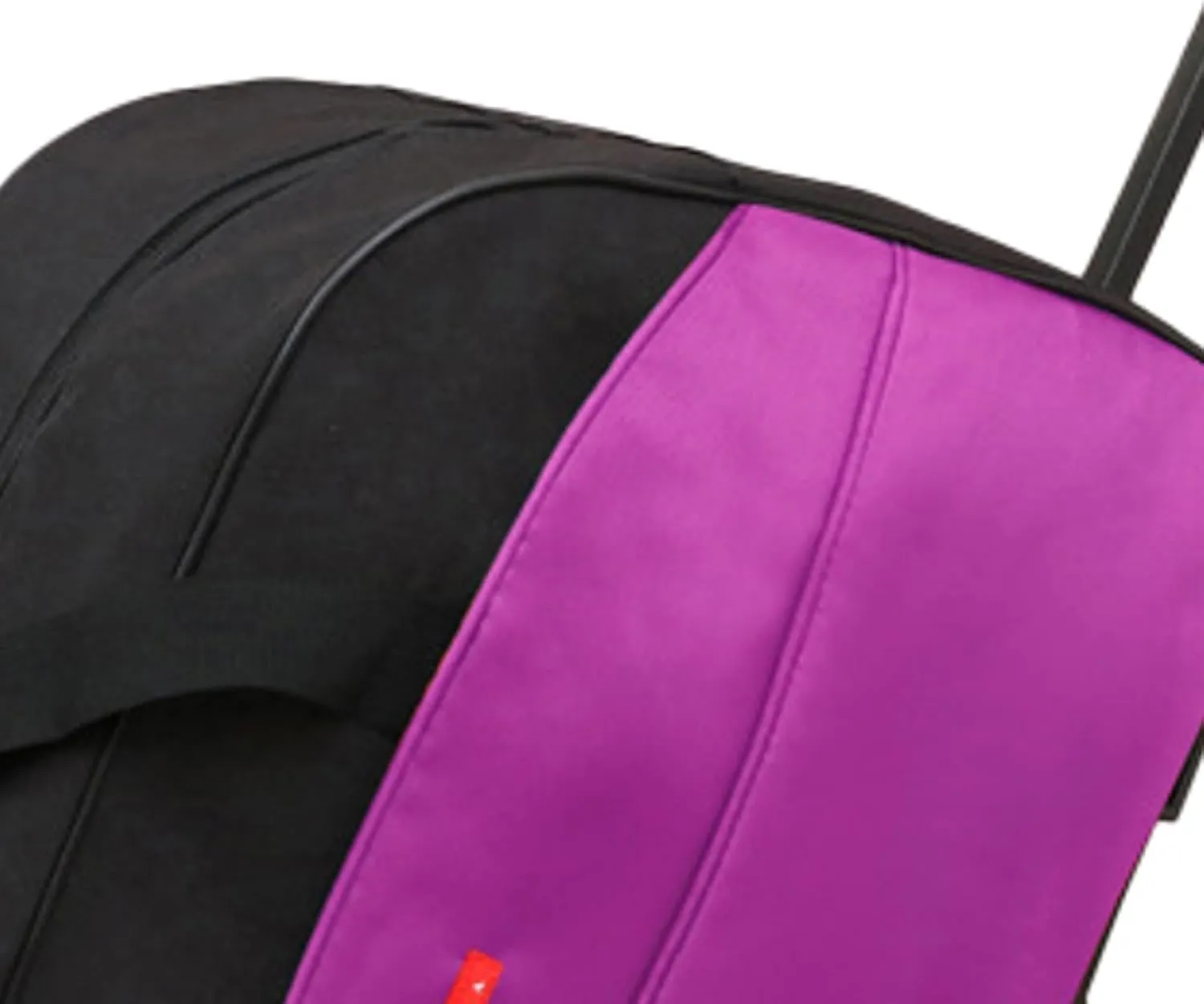 Wheeled Duffle Bag Foldable Garment Bag for Traveling Sports Business Trip Beach, Purple