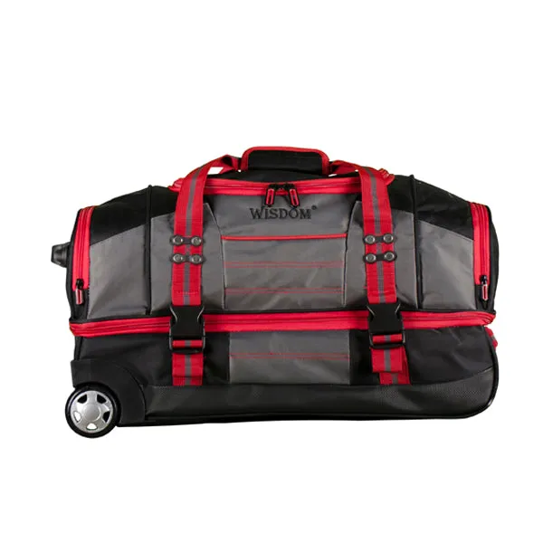 Wisdom 30" Wheeled Duffel Drop Bottom