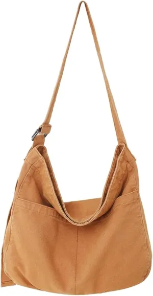Women Casual Canvas School Crossbody Bags