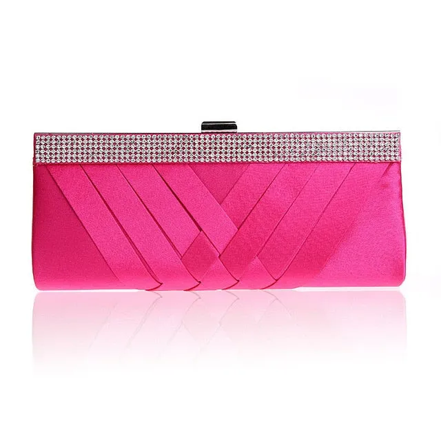 Women Day Clutch Ladies Purse Chain Handbags Women Evening Bag Purple Bride Wedding Party Hand Bags Clutches bolsas mujer XA187C