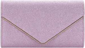 Women Envelope Clutch Bag Sequins Evening Bag Bridal Wedding Purse Glitter Sparkly Handbag Elegant Shoulder Bag