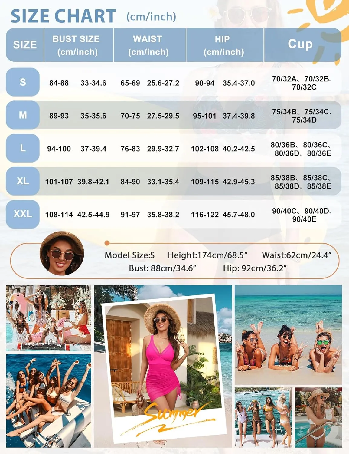 Women One Piece Swim Dress Swimsuit Tummy Control Swimsuits Slimming Sexy Mesh Bathing Suit V Neck Skirt Swimwear