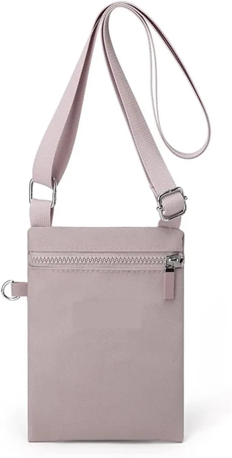 Women Small Crossbody Bag Casual Student Girls Messenger Bags Vintage Ladies Phone Purse Handbag Nylon Canvas Shoulder Bag