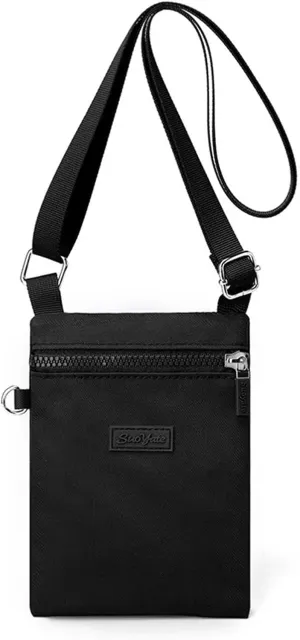 Women Small Crossbody Bag Casual Student Girls Messenger Bags Vintage Ladies Phone Purse Handbag Nylon Canvas Shoulder Bag