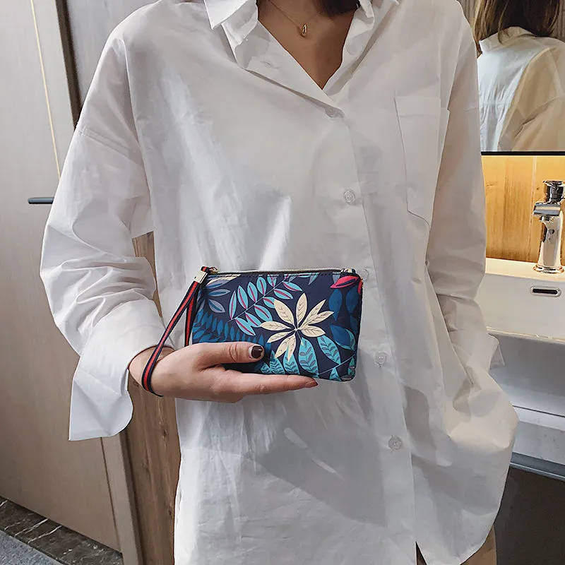 Women's Clutch Cloth Vintage Mori Style Artistic Coin Purses