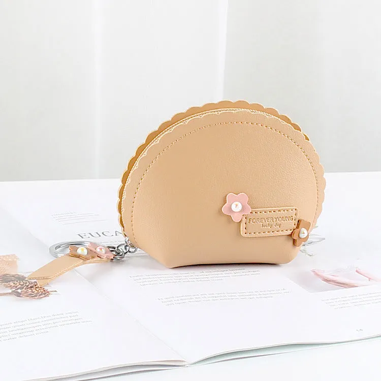 Women's Clutch Fan Simple One-piece Zipper Purses